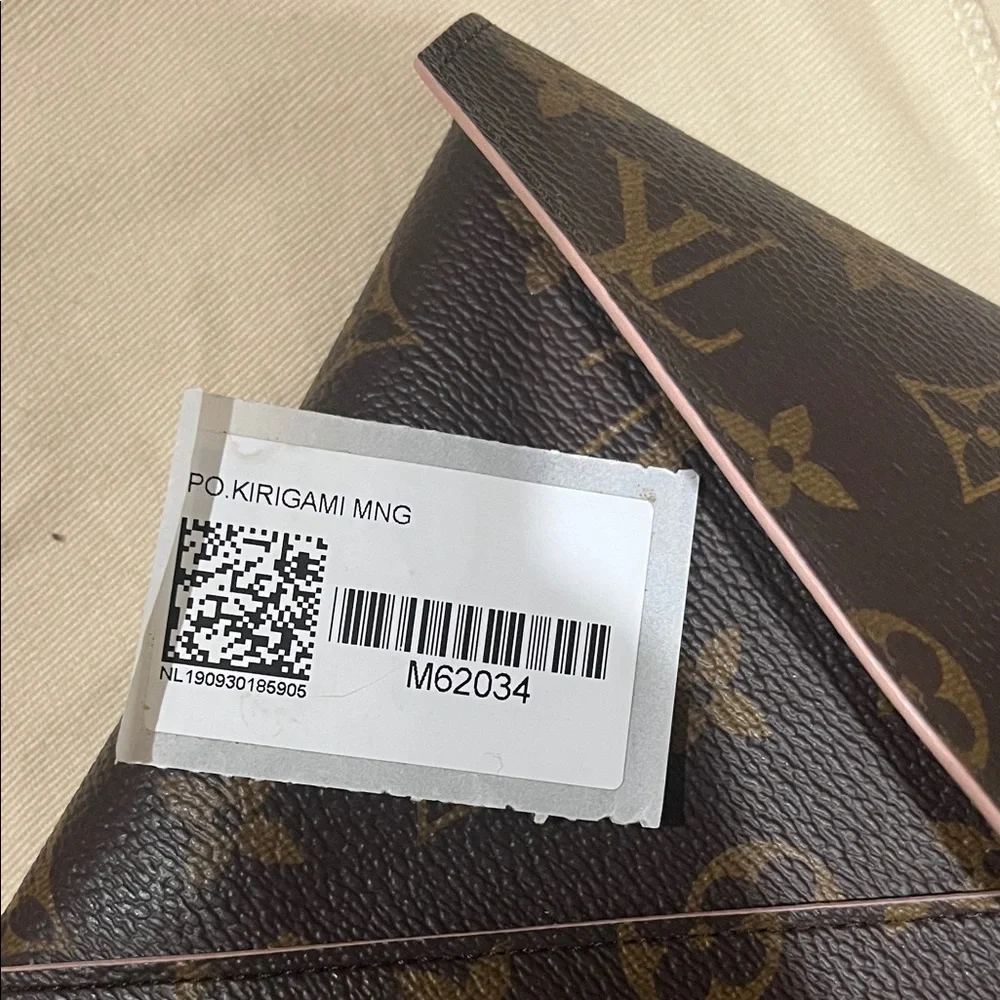 Louis Vuitton Monogram Envelope Clutch - Black and Brown Large Kiragami only - Picture 3 of 9